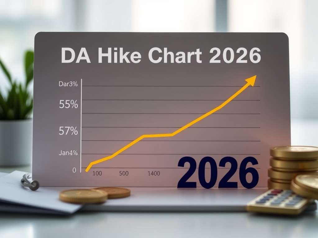 DA Hike Chart 2026: Expected Dearness Allowance Rates for Jan & July